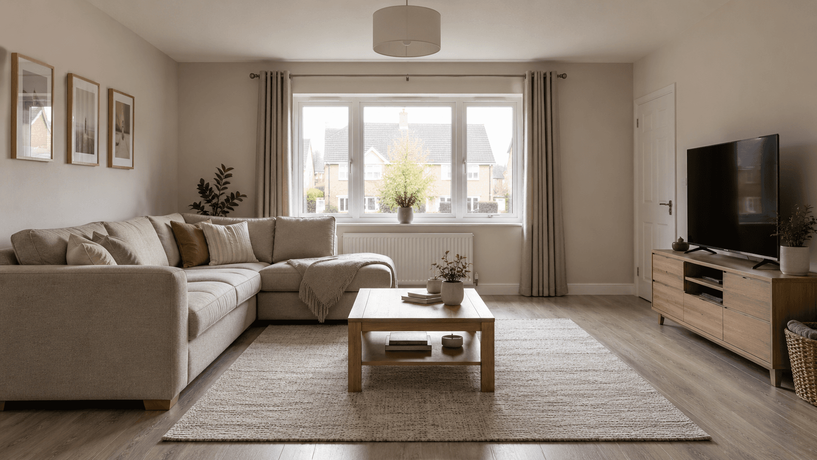 A real living room before a Room Studio redesign